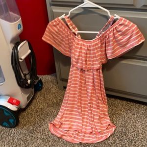 Summer shirt off the shoulders